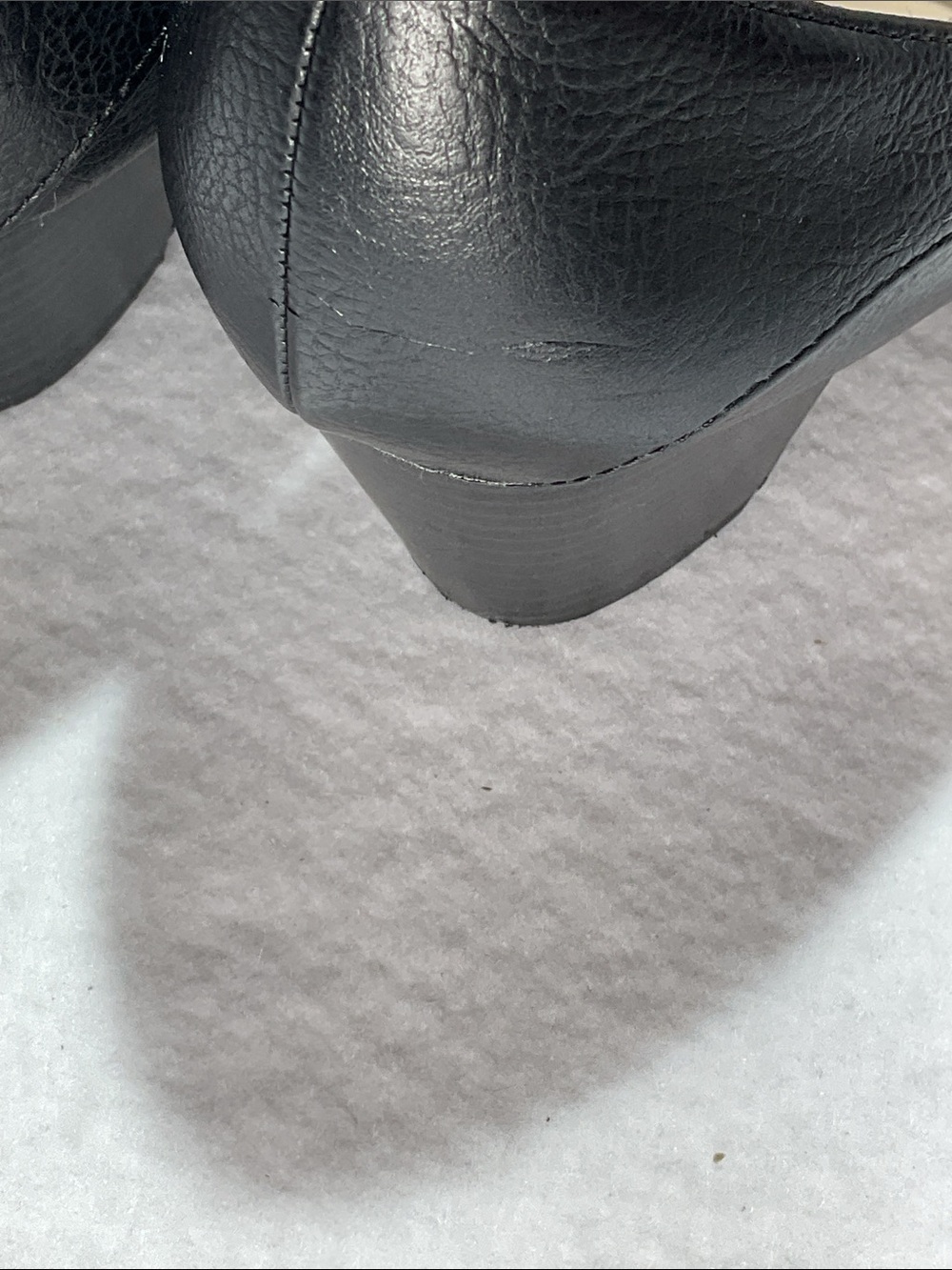 Life Stride Rozz Black Mary Jane Block Heel Pumps with Buckle - Picture 7 of 9